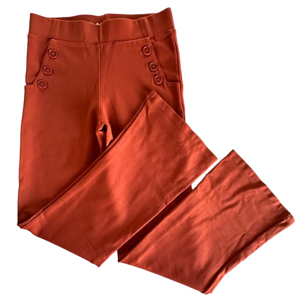 Betabrand Bootcut Orange Stretch Yoga Everywhere Pant NWOT